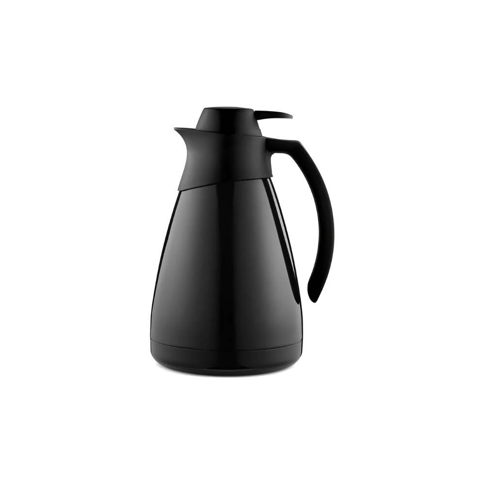 Garrafa Térmica 1L Bule Acolher em Aço Inox Preto Termic Sanremo — Cozinha e Utensílios