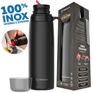 Garrafa Térmica 20h Café Quente Revolution 100% Inox Clickmate 1