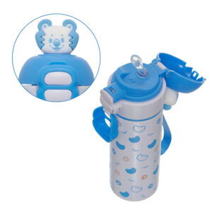Garrafa Térmica Aço Inox 400ml Tigor BB Com Canudo de Silicone Pacific