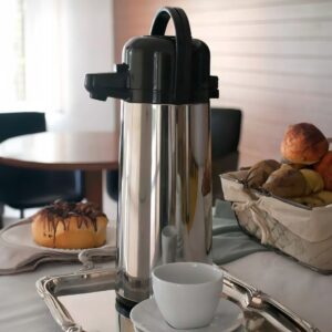 Garrafa Térmica Café Chá Hotel Air Pot Inox 1,8L Invicta