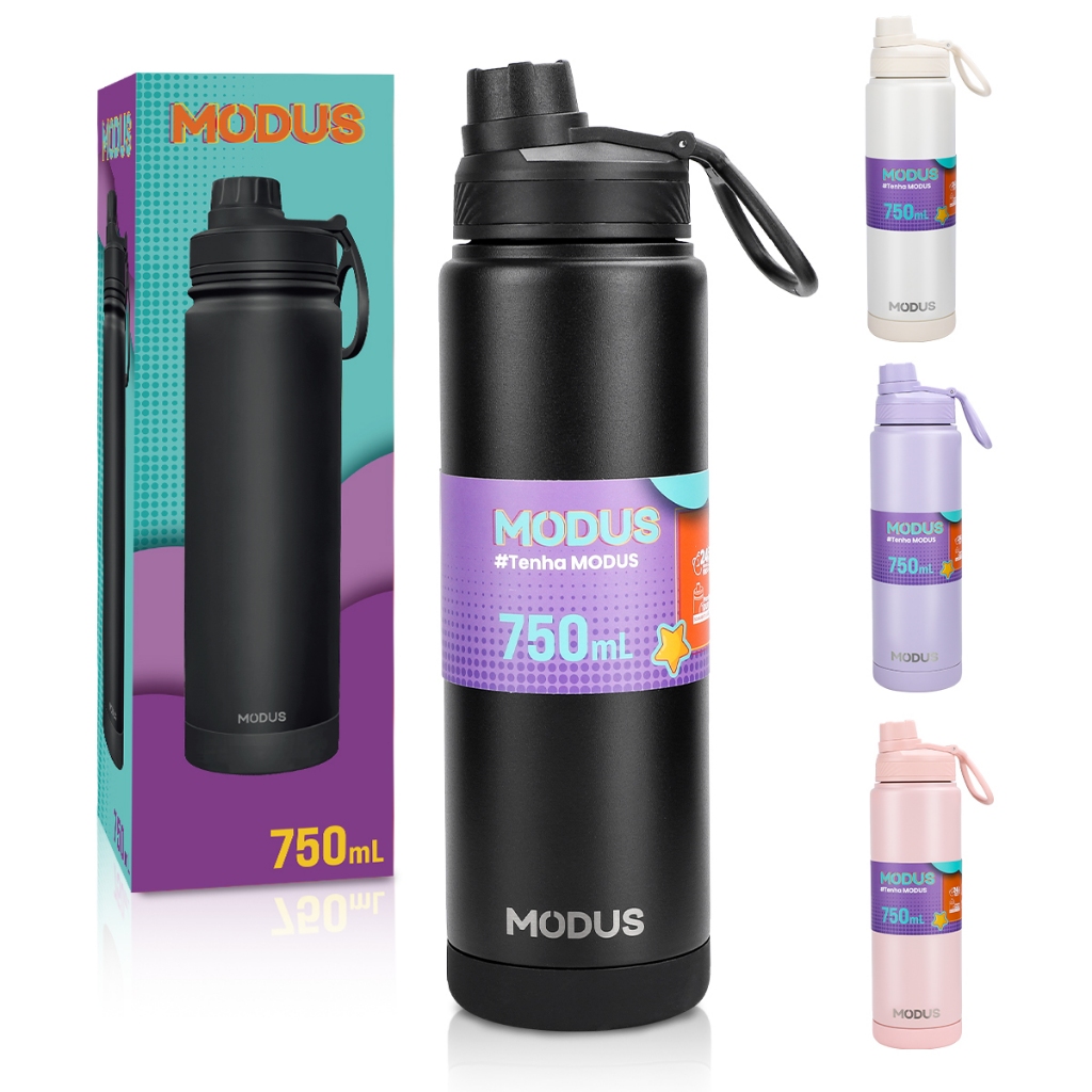 Garrafa Térmica de Aço Inoxidável 750ml Manter Quente e Frio com Base — Cozinha e Utensílios