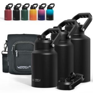 Garrafa Térmica De água 1890ML 2537ML 3795ML Aço Inoxidável Bolsa de