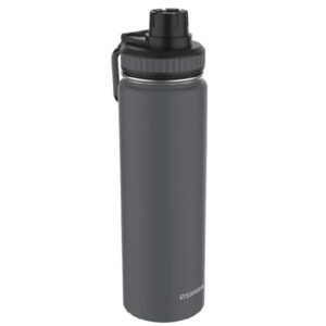 Garrafa Térmica de Inox 650 ml Cinza Everest Soprano