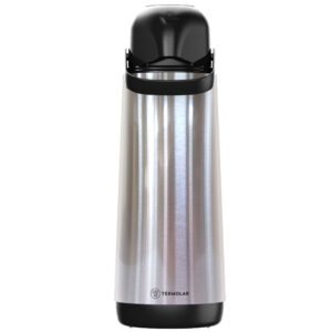 Garrafa Térmica Em Inox 1,8 Litros Café Leite Chá Quente Por Até 6
