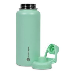 Garrafa Térmica Goldentec Inox 1000 ml com tampa com bico e base