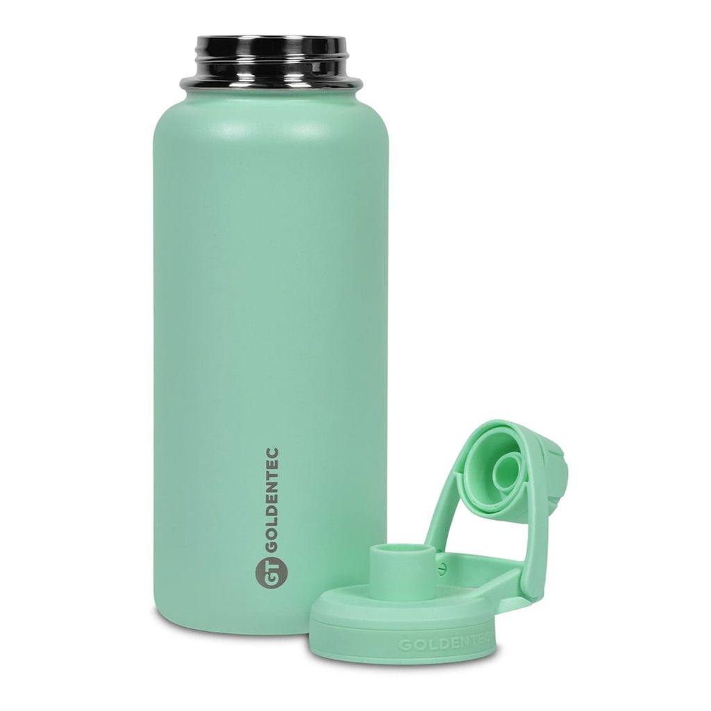 Garrafa Térmica Goldentec Inox 1000 ml com tampa com bico e base
