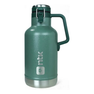 Garrafa Térmica Growler Aço Inox Parede Dupla 1,9 Litros Verde
