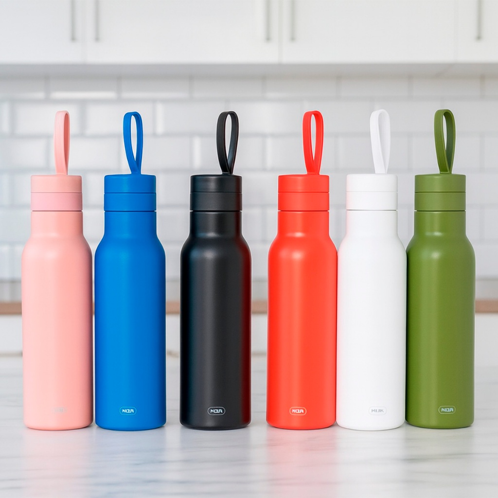 Garrafa Térmica Inox Inteligente de 500 ml Perfeita para Viagens e