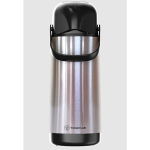 Garrafa Térmica Inox Lumina Bomba de Pressão 1 Litro Termolar