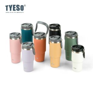 Garrafa Térmica Inox Tyeso 600 900ml Aço Inox Grau Alimentício Ideal