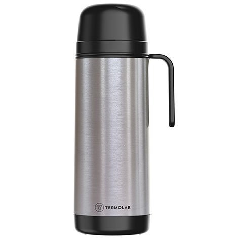 Garrafa Térmica Lumina Inox Rolha Clean 1 Litro Termolar — Cozinha e Utensílios