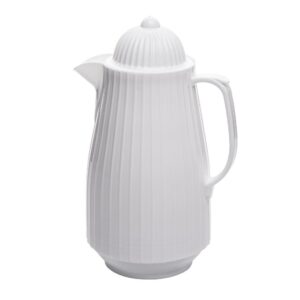 Garrafa Térmica Lyor Mini Bambu de Plástico Branca 400ml