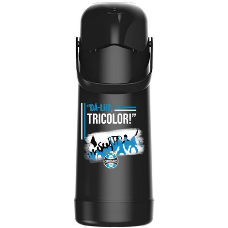Garrafa Térmica Magic Pump Grêmio 1 Litro Termolar