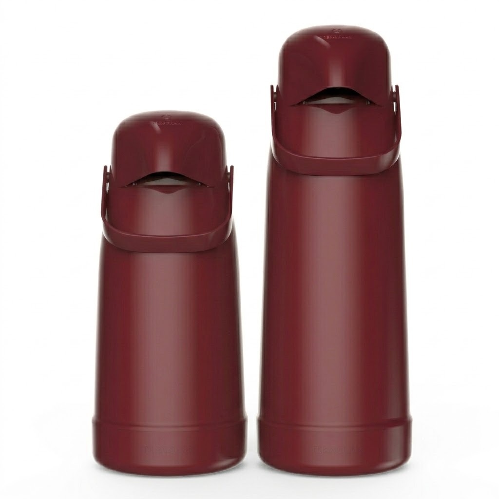 Garrafa Térmica Magic Pump Vermelho Metropole Termolar — Cozinha e Utensílios