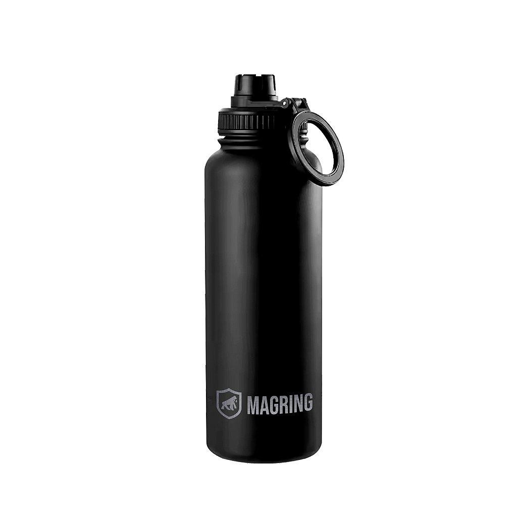 Garrafa Térmica MagRing Gshield 540ml Suporte MagSafe, Aço Inox