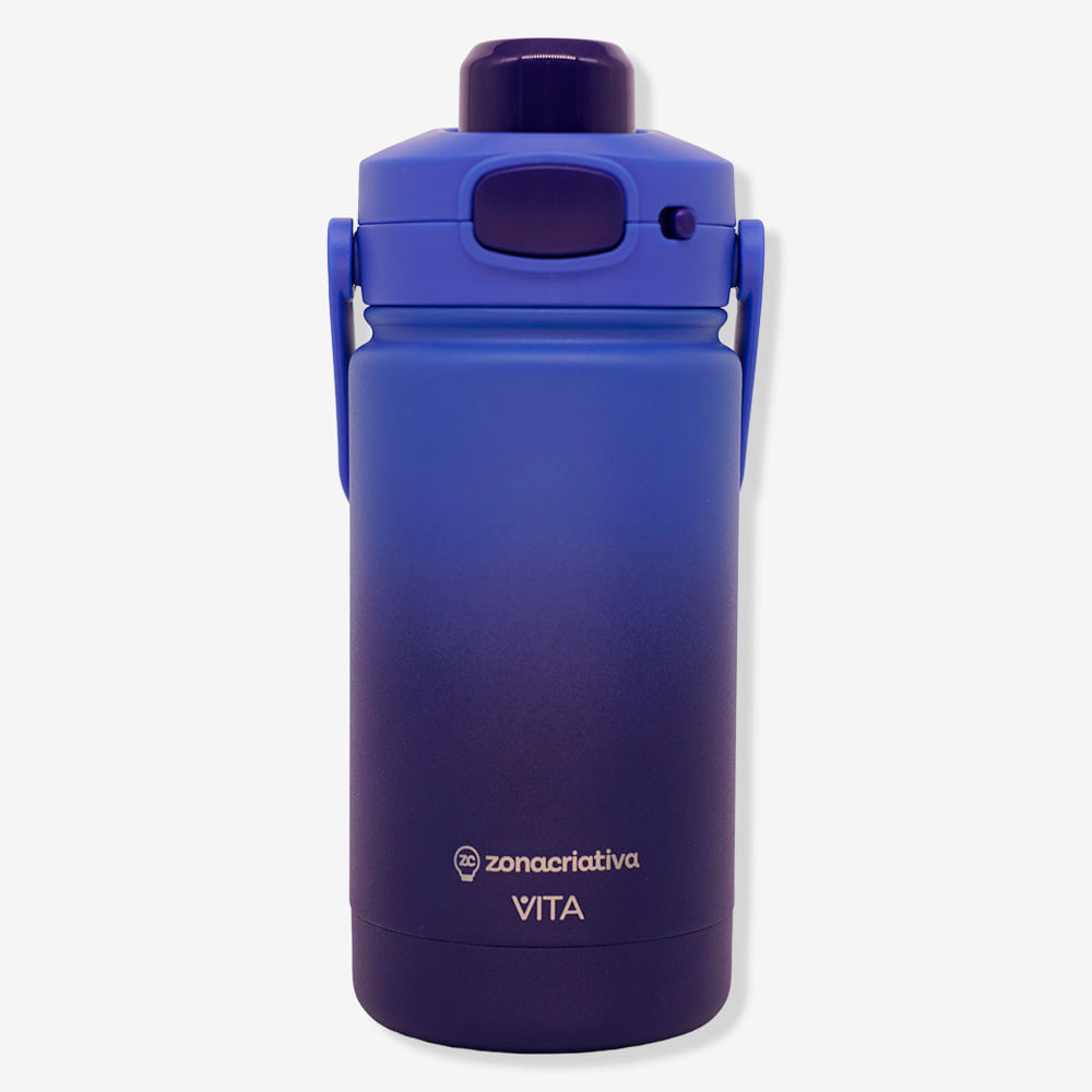 Garrafa Térmica Mini Vita 350ml Mar Profundo Zonacriativa