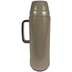 Garrafa Térmica Mor 1 Litro Bege Use Inverno Café Chimarrão Resistente