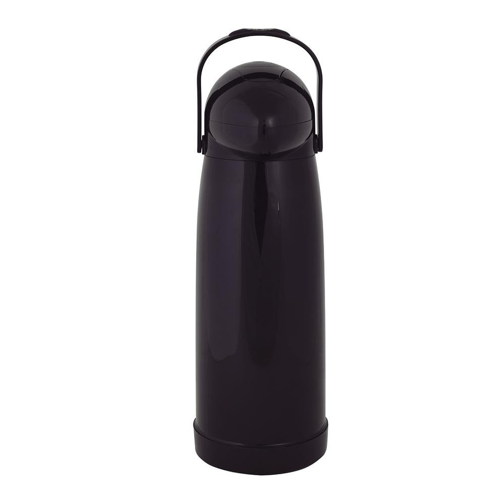 Garrafa Térmica Mor Nobile 1,9L, Ampola de Vidro, Preta 25101102