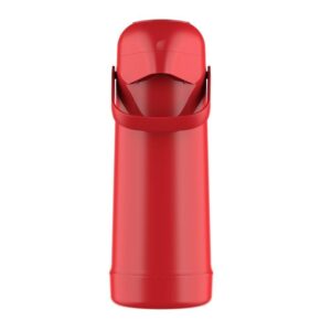 Garrafa Térmica Termolar Magic Pump 1 Litro Pressão 8700 Lisa Vermelha