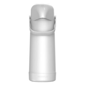 Garrafa Térmica Termolar Magic Pump Branca 1L Conservação Quente e