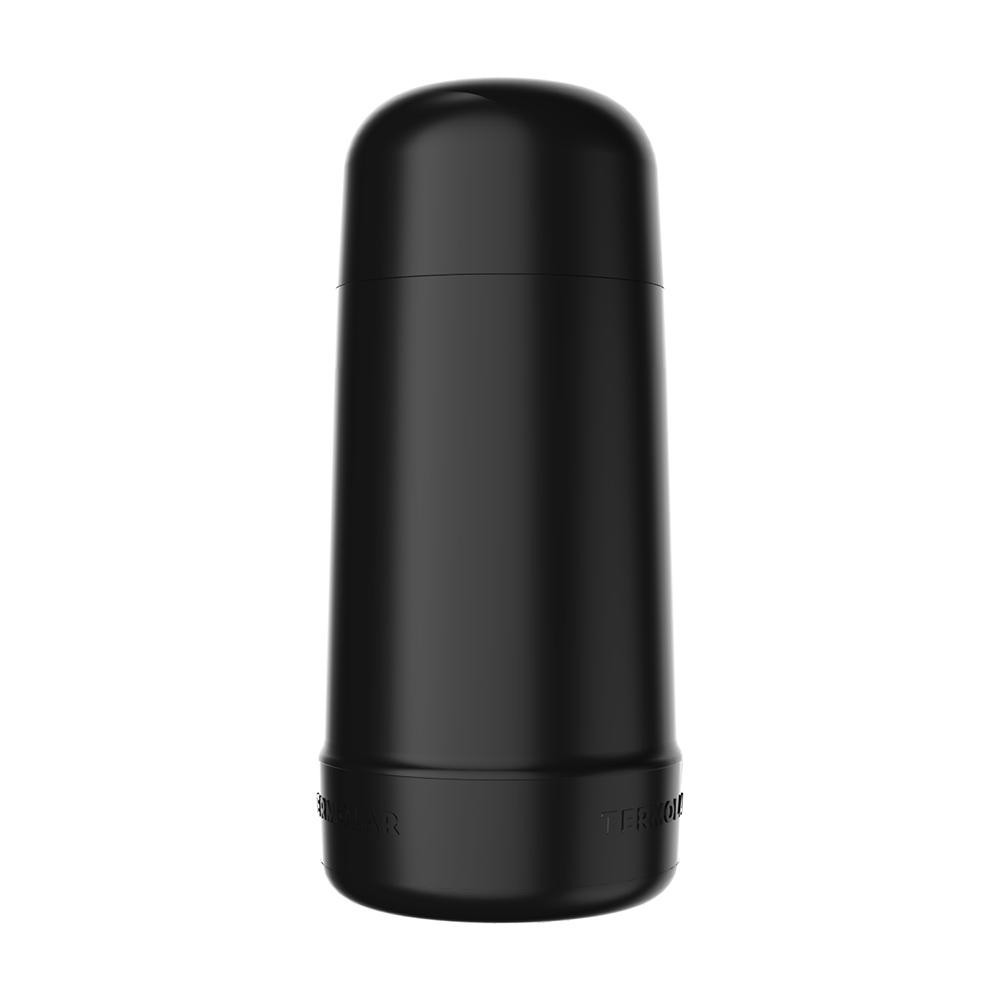 Garrafa Térmica Termolar Minigarbo 250ml, Ampola De Vidro, Preto 8603 — Cozinha e Utensílios