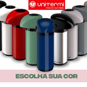 Garrafa Térmica Verona 1.8 Litros Cores Decorada Café Chá Água