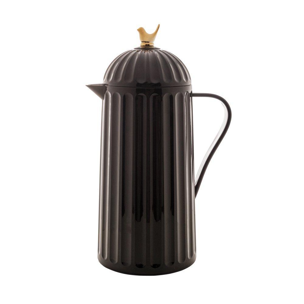 Garrafa Térmica Wolff Bird de Plástico Preta 1L — Cozinha e Utensílios