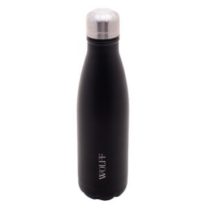 Garrafa Térmica Wolff Ice de Aço Inox Parede Dupla Preta