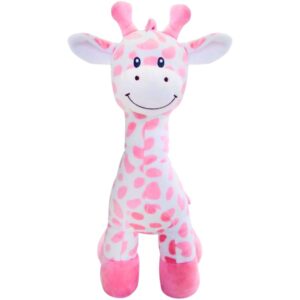 Girafinha Bebê De Pelúcia Rosa Animal Fun 14420 Buba