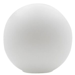 Globo De Vidro 14cm Fosco branco Leitoso e Esfera Para Pendente — Decoração
