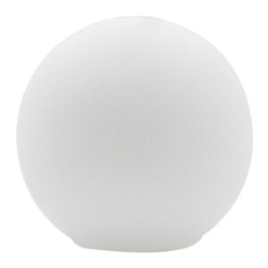 Globo De Vidro 15cm Fosco branco Leitoso e Esfera Para Pendente