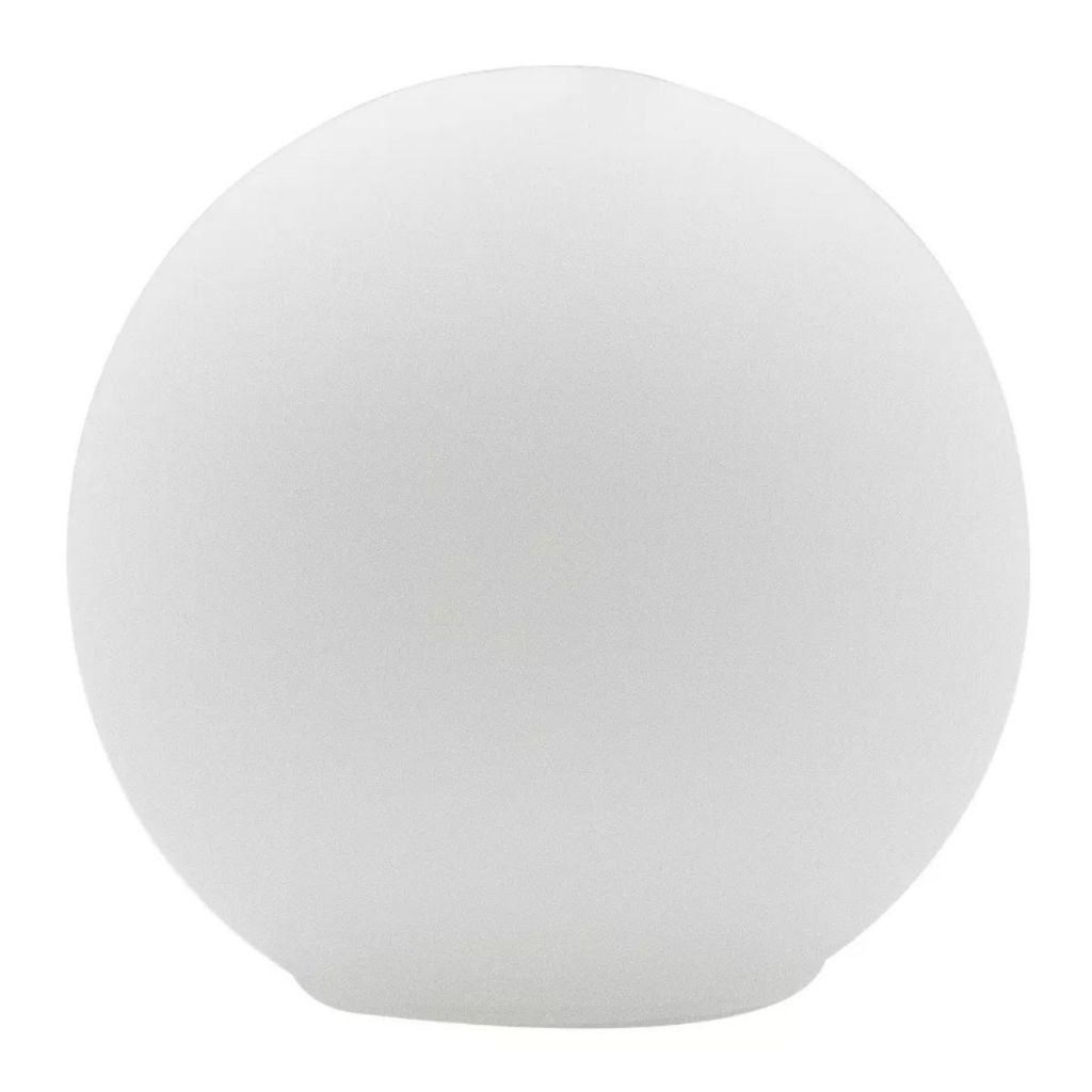 Globo De Vidro 15cm Fosco branco Leitoso e Esfera Para Pendente