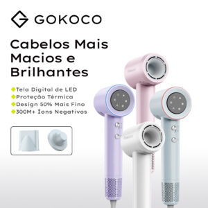 Gokoco Secador de Cabelo de Alta Velocidade Secador de Cabelo