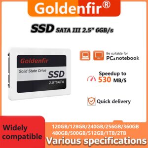 Goldenfir SSD 2.5 “120GB 128GB 250GB 256GB 500GB 960GB Built in Solid