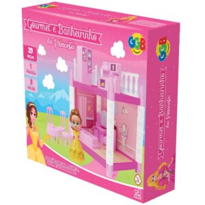 Gourmet E Banheirinho DA Princesa Ggb Brinquedos 39 Peças Cômodos