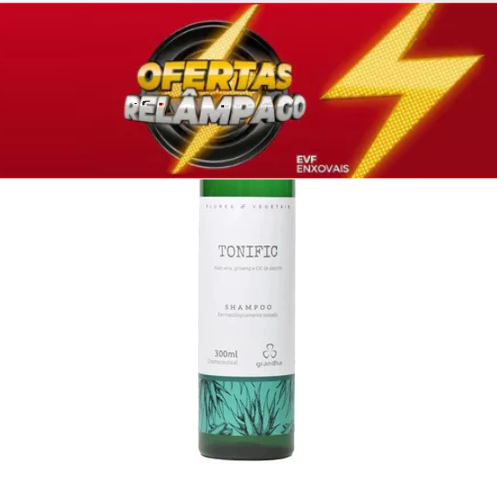 Grandha Shampoo Tonificante Tonific 300ml Fortalece e Estimula o