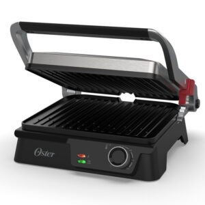 Grill Elétrico Multiuso Sanduicheira Oster, 2 em 1, Inox