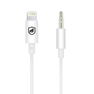 Gshield Cabo Auxiliar 1m com Adaptador P2 Lightining para iPhone