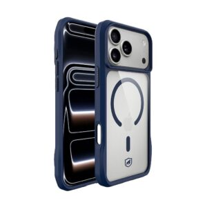 Gshield Capa Case Octacore Transparente com Bordas Azuis em