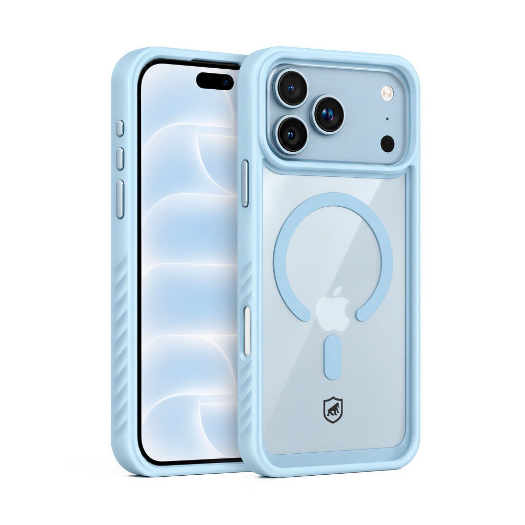 Gshield Capa Case Wave Magsafe Glacial Anti-impacto com Cordão de
