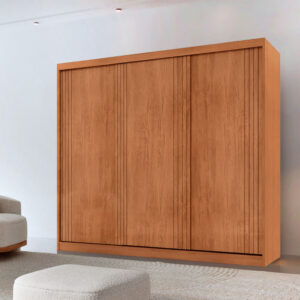 Guarda Roupa Casal Connor 100% Mdf 3 Portas 4 Gavetas e 6 Prateleiras