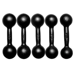 Halter Bola Pintado 1 a 5 kg Treino Musculação Peso Livre Funcional