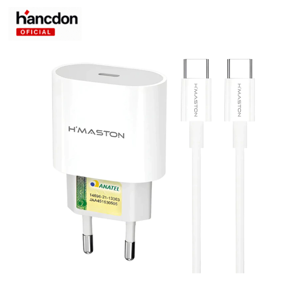 Hancdon Fonte Carregadora 30W com Cabo Lightning para iPhone — Celulares e Acessórios