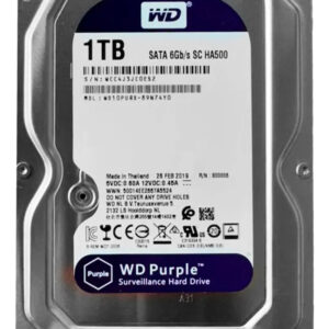 Hd 1tb Western Digital Purple Surveillance, Sata Iii 6gb s