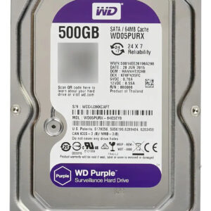 HD 500GB WD Purple Sata Iii 3.5 Interno Para Dvr