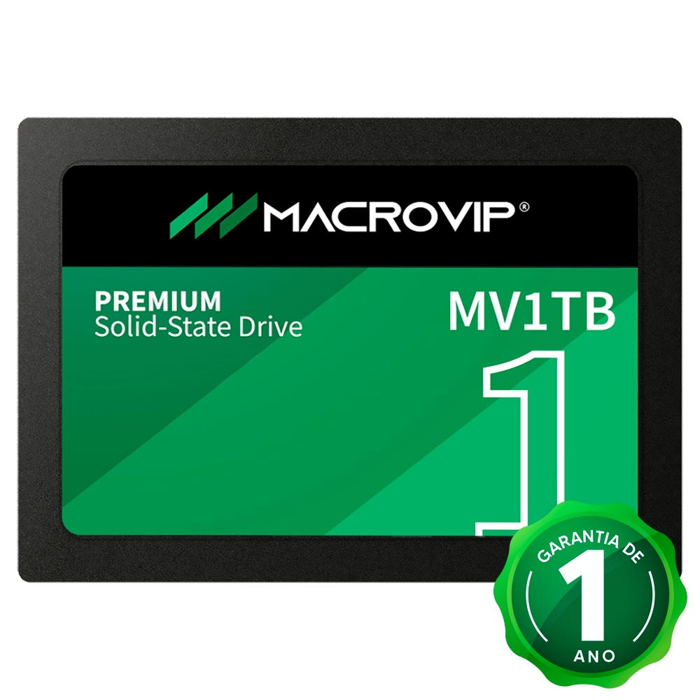 HD SSD SATA3 1TB MacroVIP Alta Velocidade e Performance