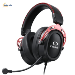 Headset Gamer 50mm Onistek Type-C com Adaptador USB Microfone e