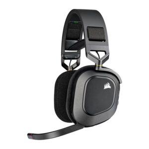 Headset Gamer Corsair Wireless, RGB, Drivers 50mm, Preto
