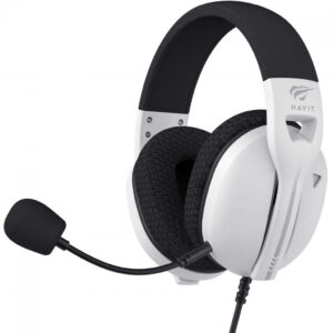 Headset Gamer Havit Fuxi-H5d, 3.5mm, Drivers de 50mm, Preto Branco