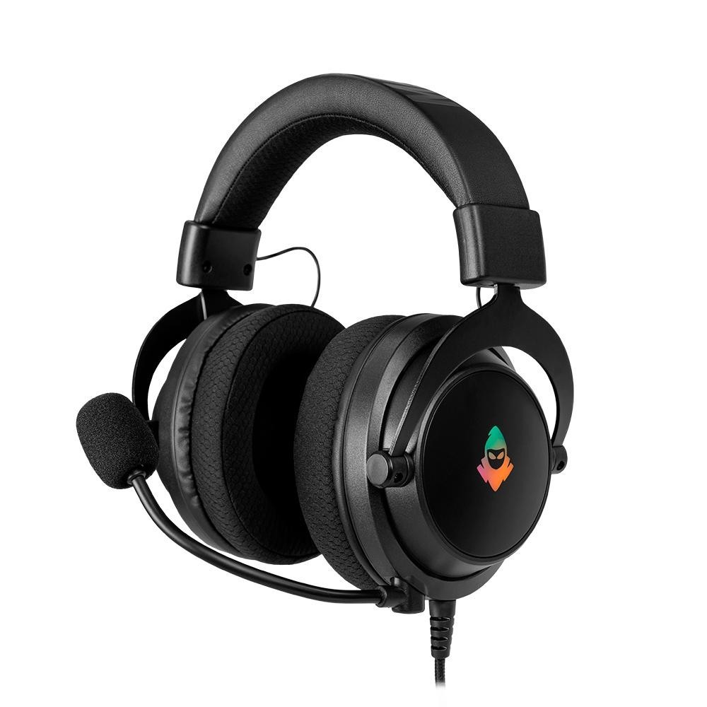 Headset Gamer Mancer Aura, RGB, Drivers 50mm, Preto — Games